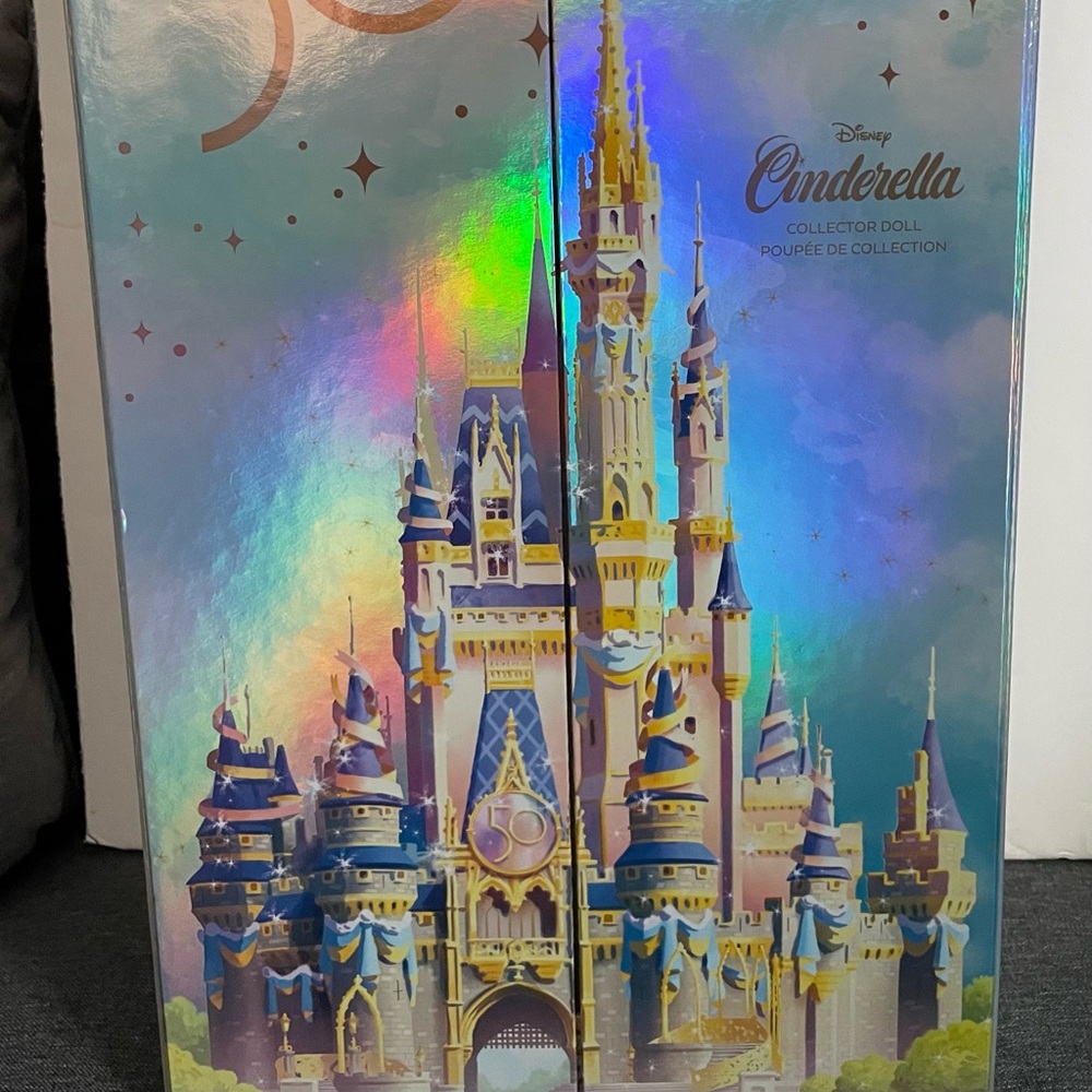 Cinderella Limited Edition Doll Walt Disney World 50th Anniversary 17” In Hand